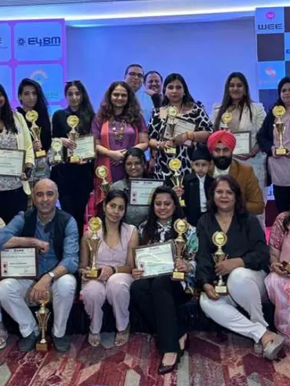 A group photo with fellow award winners. Moments like these motivate me to keep learning, growing, and creating the best possible products for you.