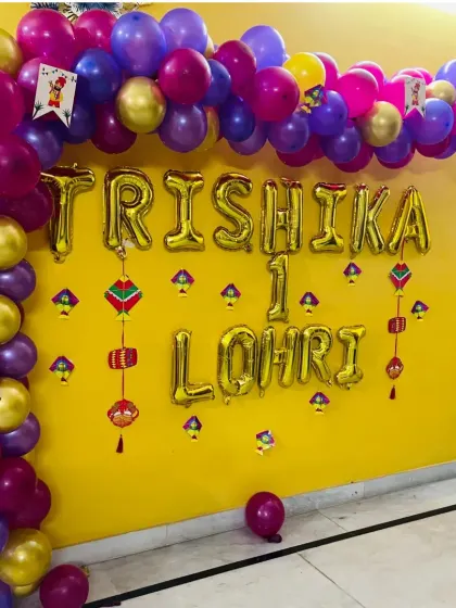 Another shot of the home Lohri decor. This kind of setup is perfect for making your celebrations at home feel extra special without needing a large venue.