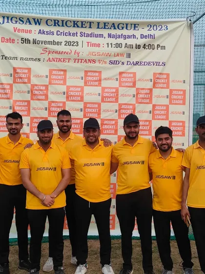 With my team at the Jigsaw Cricket League 2023. We believe in fostering team spirit both inside and outside the office.