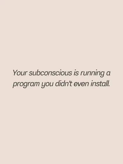 **Here is why you keep attracting the wrong people.** It's not you; it's your programming. You're not attracted to what's good for you, but what feels familiar (the familiarity trap). You see potential instead of reality (the projection problem). Your subconscious is running a program you didn't even install, but you can overwrite it.