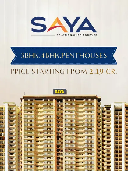 We offer a range of premium 3 BHK, 4 BHK, and Penthouses, with prices starting from ₹2.19 CR. These ready-to-move-in luxury residences at Saya Gold Avenue represent our commitment to building relationships forever.