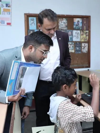 A young coder presents his work to judges at our RW2024 competition. Early exposure to technology is key, and our programs provide the platform for kids to turn their interest into a superpower.