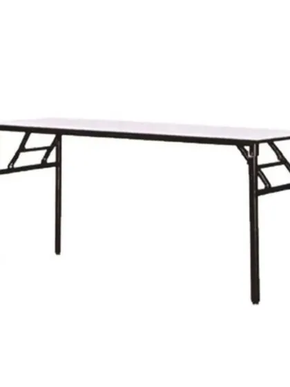 We also supply rectangular folding banquet tables, which are essential for creating different seating arrangements for conferences, buffets, and large gatherings.