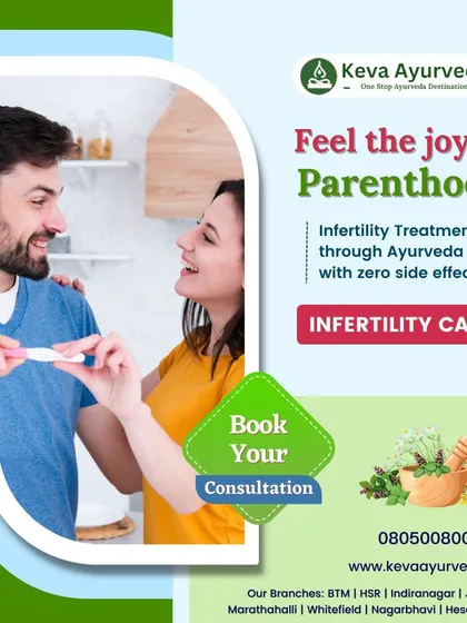 The journey to parenthood can be challenging, but Ayurveda offers hope. This image represents my work in helping couples with natural infertility treatments that focus on improving reproductive health for both men and women, with zero side effects.