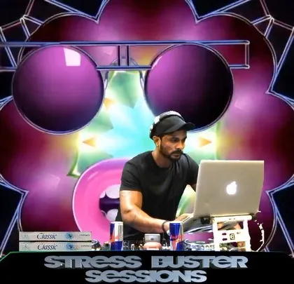 Funky, psychedelic visuals were a hallmark of my virtual DJ sets.