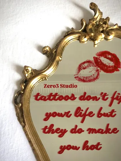 "Tattoos don't fix your life but they do make you hot." A fun post for Valentine's Day, because ink is a better gift than flowers.