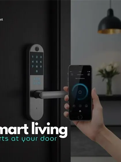 Smart living starts right at your front door. We provide advanced smart lock solutions that offer keyless entry and remote access, giving you both convenience and complete peace of mind.