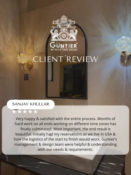 A review from a client in the USA who was initially hesitant about managing a project from overseas. My team's communication and management ensured the end result was beautiful, proving that distance is no barrier to quality.
