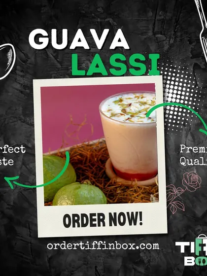 Try our premium quality Guava Lassi. It has the perfect taste and is a refreshing, healthy drink to go with your meal.