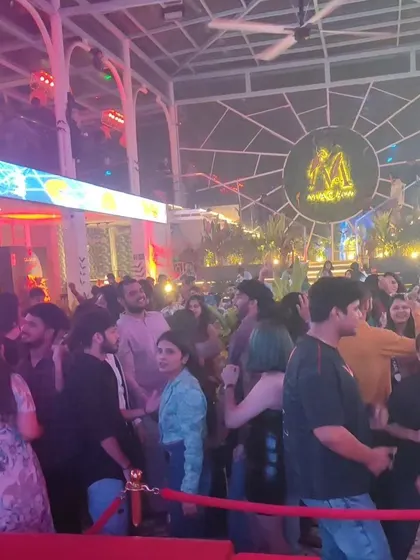 A shot of the crowd during a Halloween 2.0 themed night at Macaw by Stories.