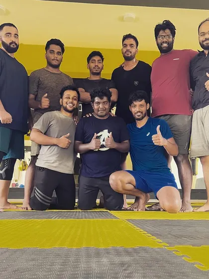 We train, we train, and we train harder. The fight team after a grueling workout.