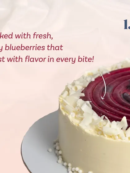 Reason 1: It's packed with fresh, juicy blueberries that burst with flavor in every bite.