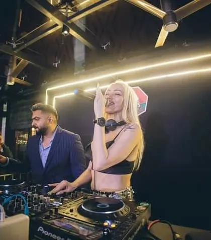 Sharing the deck with another talented DJ during the NYE 2023 celebration. Collaboration and good vibes make for an epic night.