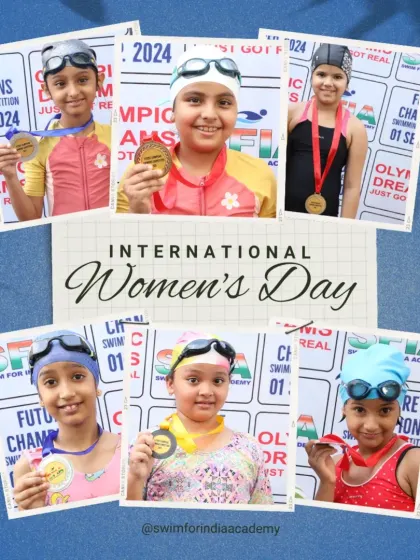 Celebrating our amazing female swimmers on International Women's Day. Their strength and dedication inspire us all.