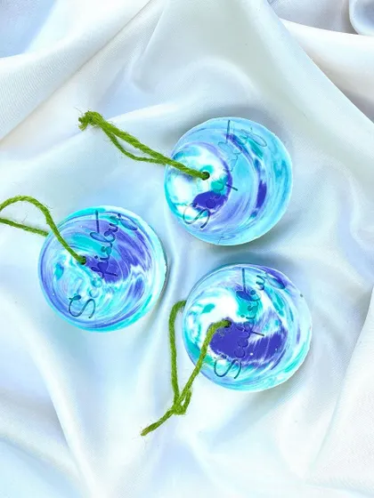 A trio of my soap-on-a-rope products, easy to use and beautifully designed.