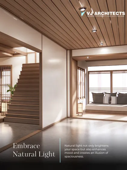 One of our key design principles is to embrace natural light. We believe it not only brightens a space but also enhances mood and creates an illusion of spaciousness, a core element in our architectural planning.