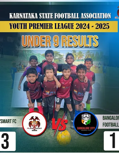 A fantastic 3-1 victory for our U-9s against Bangalore City FC. A great result from a team on fire.