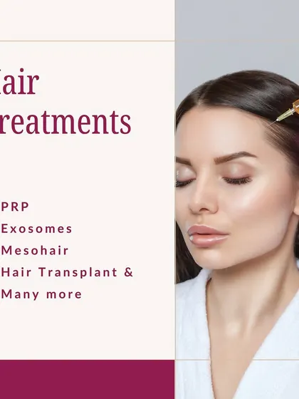We offer a comprehensive range of advanced hair treatments. From PRP and Exosomes to Mesohair, we have a solution to help you achieve your hair goals.