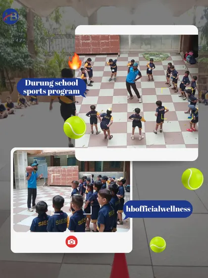 Our school sports program at Durung School in action. This collage shows young SIES students participating in various athletic activities guided by our coaches.