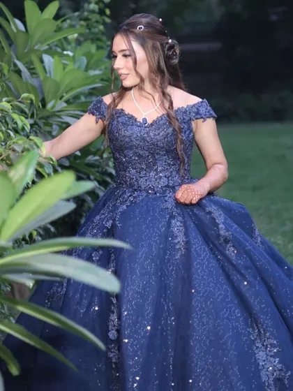 Another beautiful shot from the engagement photoshoot, showing how the makeup enhances her features without looking overdone.