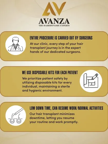 At our clinic, the entire procedure is carried out by surgeons. We prioritize safety with disposable kits for each patient and ensure low downtime so you can resume normal activities promptly.