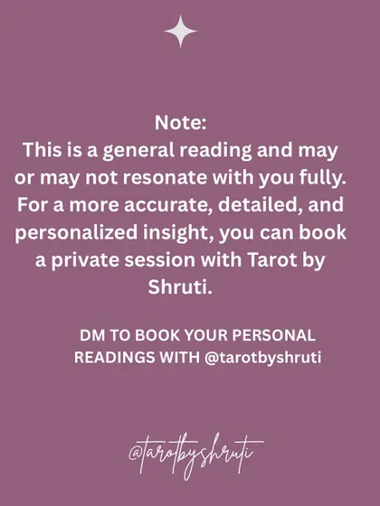 A detailed message about your future spouse. This reading offers insights into their personality, whether they are energetic and family-oriented, loving and childlike, or hardworking and friendly. The final card reminds you this is a general reading.