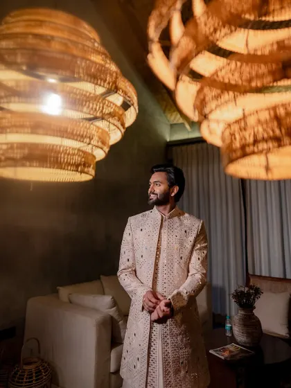 The magic of a Sangeet night. From the couple's dance to the grand entrance, we capture the energy, romance, and stunning outfits of your celebration.