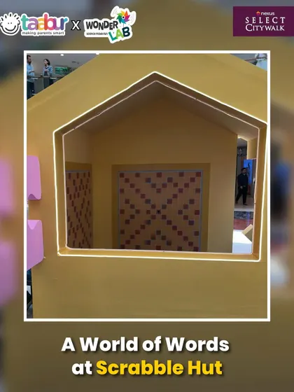 The Scrabble Hut at Puzzle World, a place for word-lovers to play and learn.