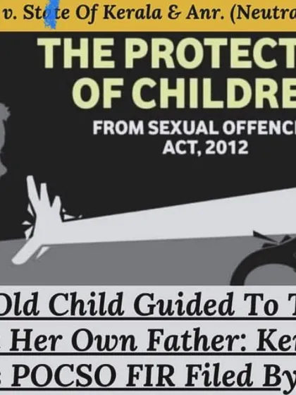 This image shows a case where a POCSO FIR filed by a mother against the father was quashed. I have the experience to defend against false allegations in sensitive cases like these.