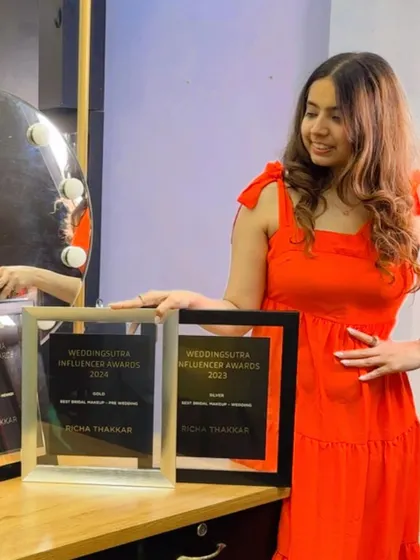 So grateful to be recognized by the best in the industry. This picture with my awards is a testament to the passion and hard work I put into my craft.