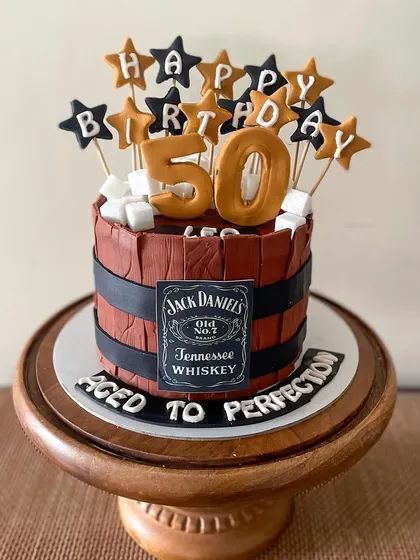 This cake is a showstopper for any milestone birthday.