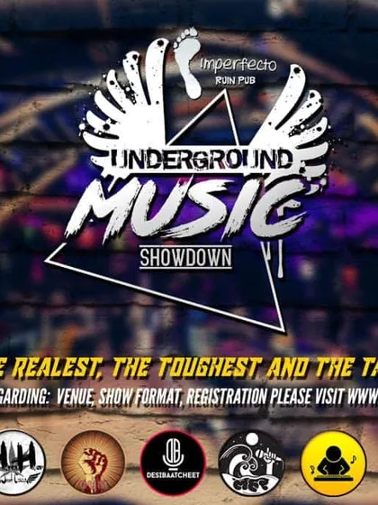 A guest performance at the Underground Music Showdown, an event for finding the 'realest, toughest' new talent. I always support the next generation.