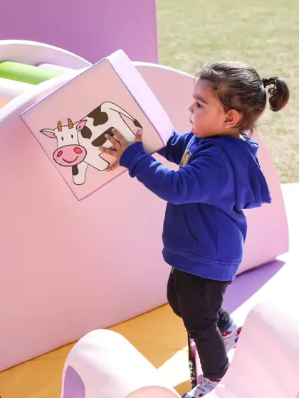 Our soft animal blocks are great for learning and creative play, helping kids recognize different animals.