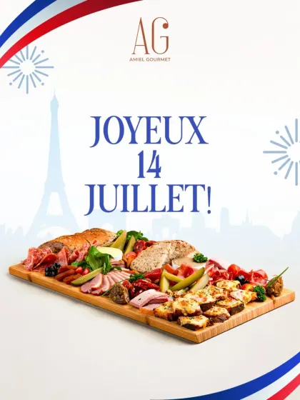 Joyeux 14 Juillet! We are celebrating Bastille Day with the spirit of gourmandise. This beautiful charcuterie and cheese platter is a tribute to French flavors and rich heritage.
