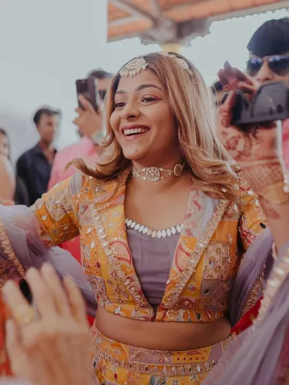 The dancing queen. It’s so fun to see family members enjoying the wedding festivities to the fullest.