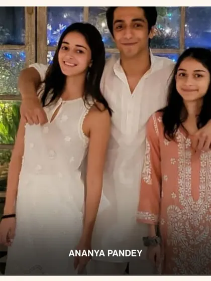 Ananya Panday celebrating with her family in the Paradise White Kurta Set. It’s a simple, elegant, and super comfortable choice for any occasion.
