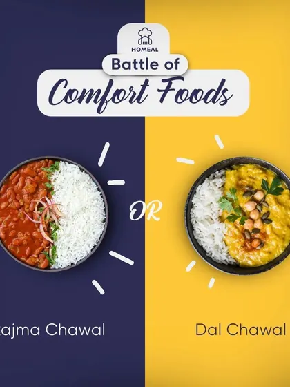 The ultimate battle of comfort foods: Rajma Chawal vs. Dal Chawal. Both are classic, soulful meals that remind you of home. Which one would you pick?