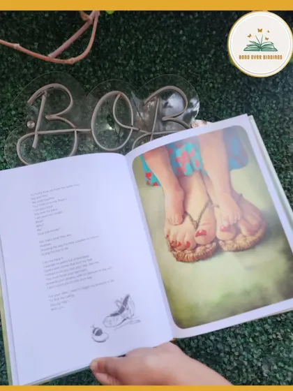 The inverse writing and poignant illustrations in "Ma" create a moment of pause, perfectly capturing the quiet, powerful emotions of motherhood.