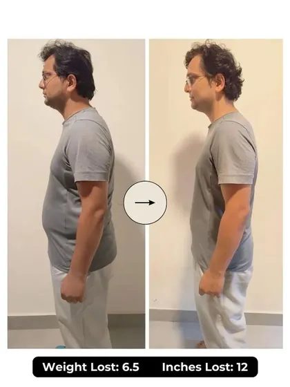 Avirag lost 6.5 kgs and 12 inches in 6 weeks and says he hasn't been happier in 10 years. He went from having zero workout knowledge to being consistent, focused, and confident.