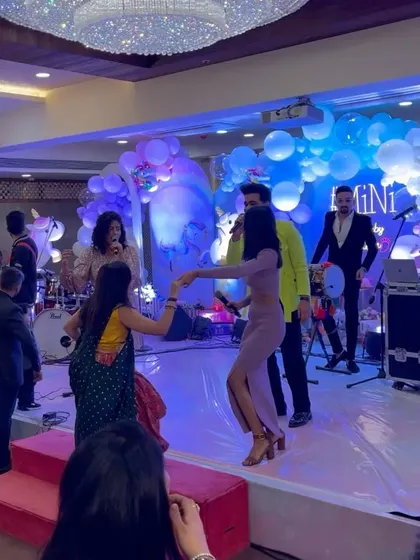 More on-stage dancing and fun. Keeping the vibe interactive and ensuring everyone is having a great time is what I do best.