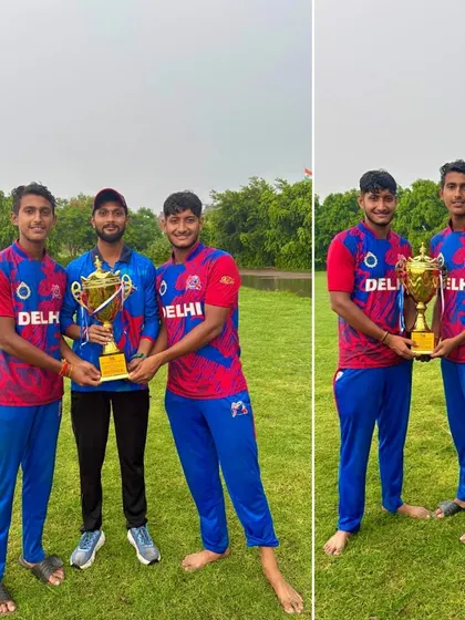 Congratulations to our champions, Sunny and Chandan, after winning the Delhi vs Chennai ODI match.