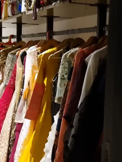 After the Diwali parties, it's important to air out your ethnic wear before storing it. This simple step helps preserve the fabric and keeps your clothes fresh for the next occasion.