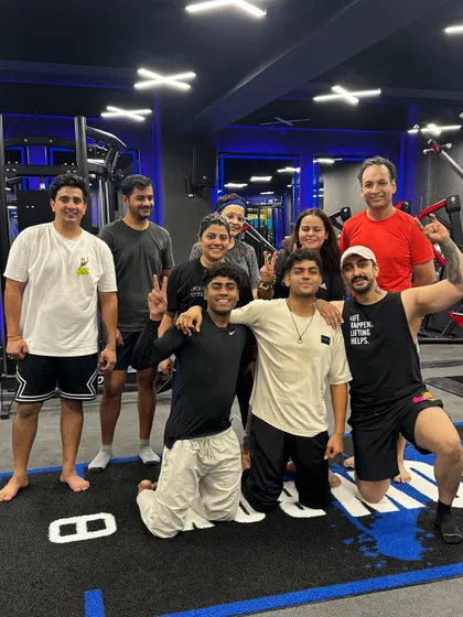 Sweat, determination, and a whole lot of heart. This group shot captures the spirit of our tribe, stronger with every drop of sweat.