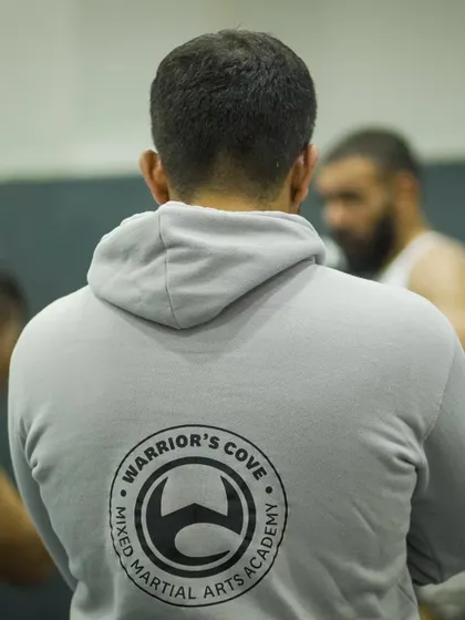 A coach's perspective, watching over the competition team sparring. Our coaches are always analyzing, looking for details to sharpen our fighters' skills.