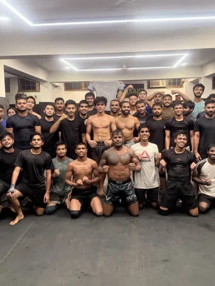 This is our tribe. A full house for wrestling practice, united by the grind. We push each other, we build each other, and we leave it all on the mat.
