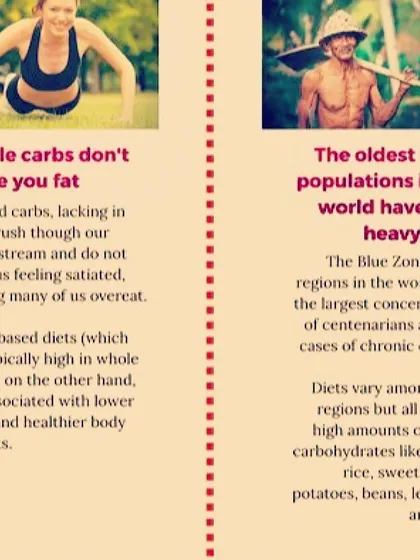 Whole, plant-based carbohydrates do not make you fat; in fact, they are associated with healthier body weights. The world's longest-living populations have carb-heavy diets rich in brown rice, sweet potatoes, and legumes. We apply these principles to your prenatal diet.