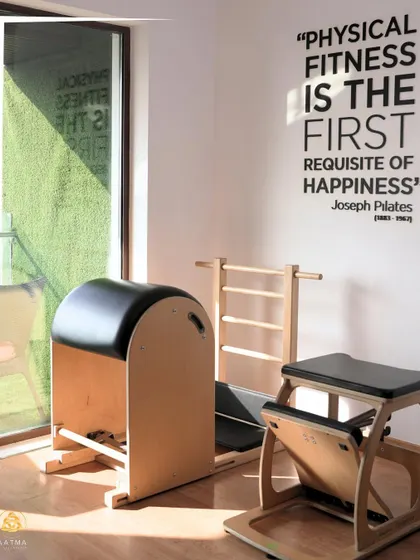 The Ladder Barrel and Wunda Chair are essential pieces of classical equipment. They are perfect for deep stretches, improving spinal mobility, and challenging your core strength.