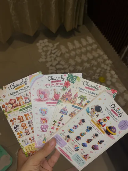 I offer four fun themes to spark your imagination. You can choose from the Animal Kingdom, Tropical Escape, Space Explorer, or the Cute Collection, each with its own set of unique shapes.