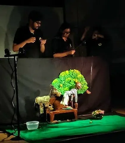 Our team works in sync to bring stories to life. This is a peek at a live performance, where every string and movement creates a moment of theatre magic.
