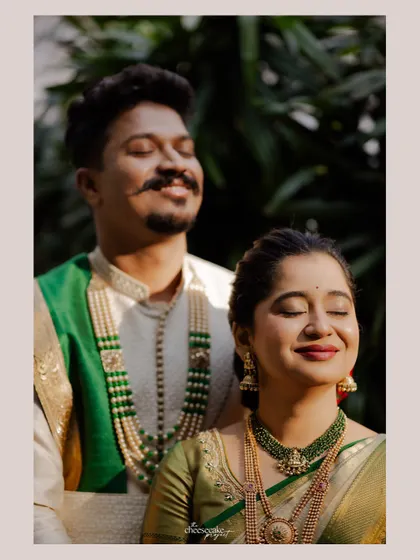 Soaking in the sun and the moment. A beautiful, peaceful portrait of the couple.